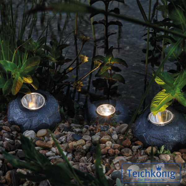 PondoStar LED Rocklight Set 3
