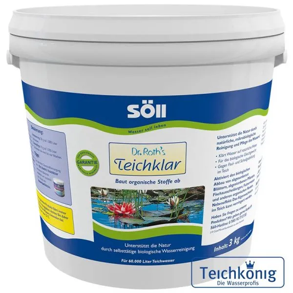 Dr. Roth's® Teichklar 10 kg Dr. Roth's® Teichklar 10 kg