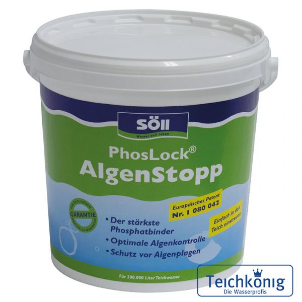 Teichkönig Pflegemittel PhosLock Algenstopp 10 kg